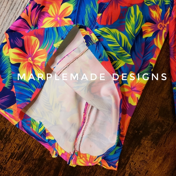 Xs/ X Long 24x35 flares💜 MarpleMade Designs super soft yoga, low rise - Picture 13 of 15